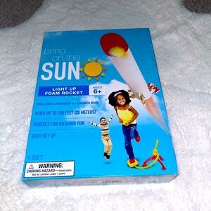Never used “ Bring on the sun” Light Up Foam Rocket
